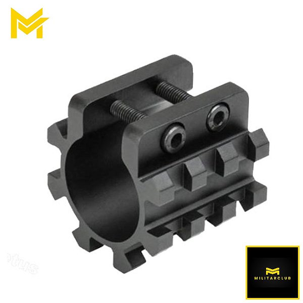 MOUNT ADAPTADOR TRILHO 20MM PARA CANO ESCOPETA CBC MILITARY