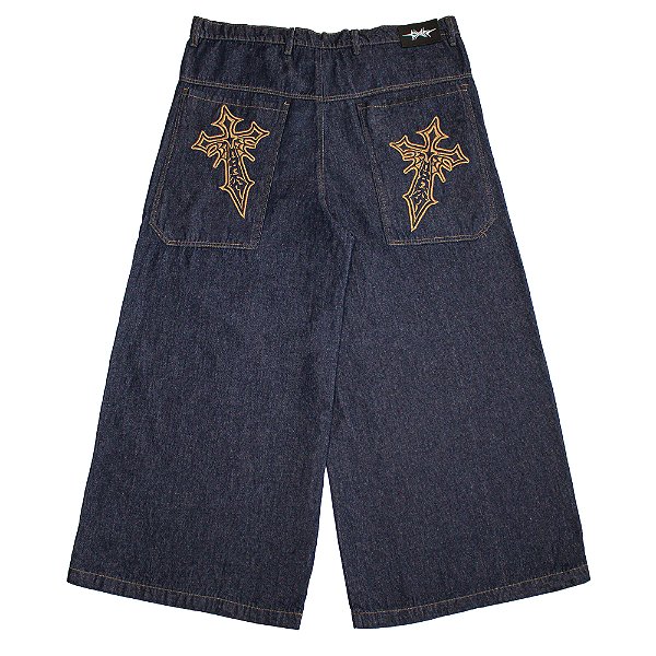 CALÇA BAGGY "CURSED"  RAW DENIM