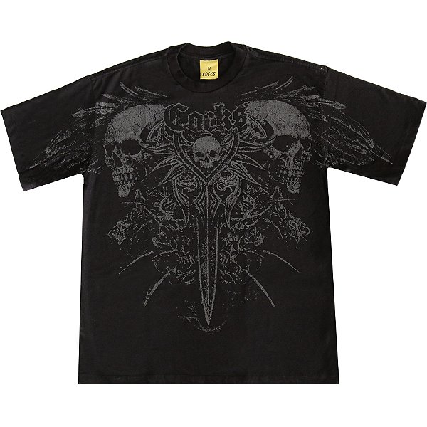 CAMISETA PKS AFLITAS PRETA