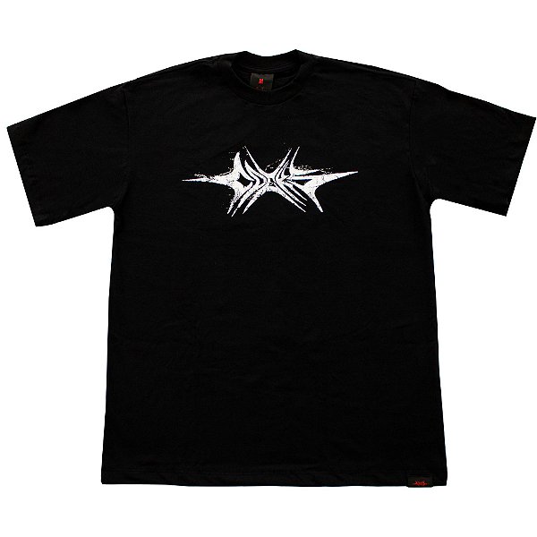 CAMISETA LOGO TRASH DESTROYED PRETA