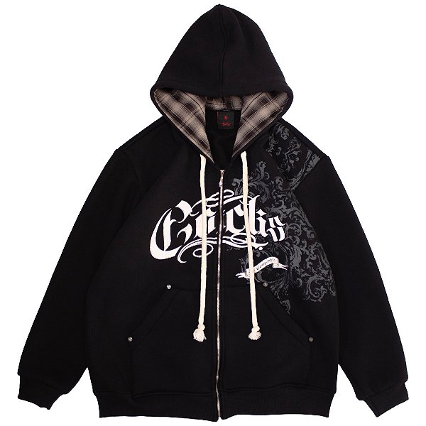 MOLETOM ZIPER RAMOS BLACK