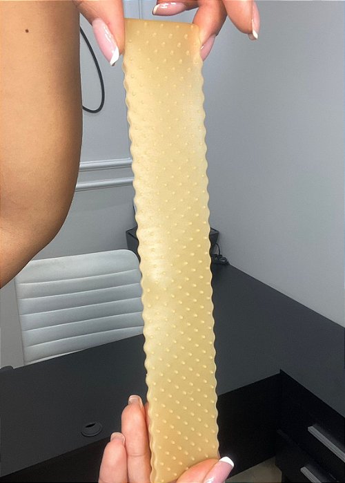Faixa de silicone bege (Hair Grip)