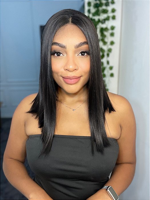 Lace Front Helen Castanho Escuro