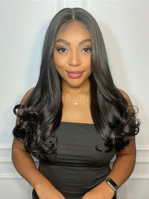 Lace Front Luiza Castanho Escuro
