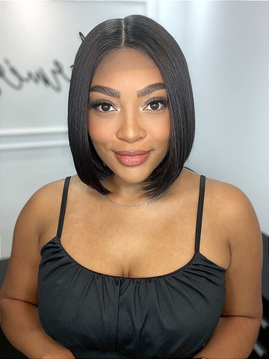 Lace Front Joana Castanho Escuro