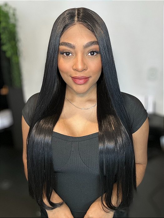 Lace Front Jessica Castanho Escuro