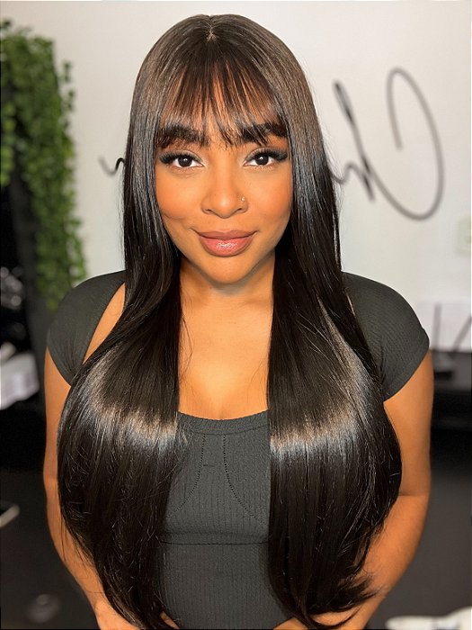 Lace Front Camile Castanho Escuro