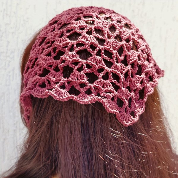 Bandana Feita em Crochê