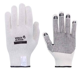 LUVA COTTON PIGMENTADA - COR NATURAL - VOLK - TAM. UNICO - CA 30521