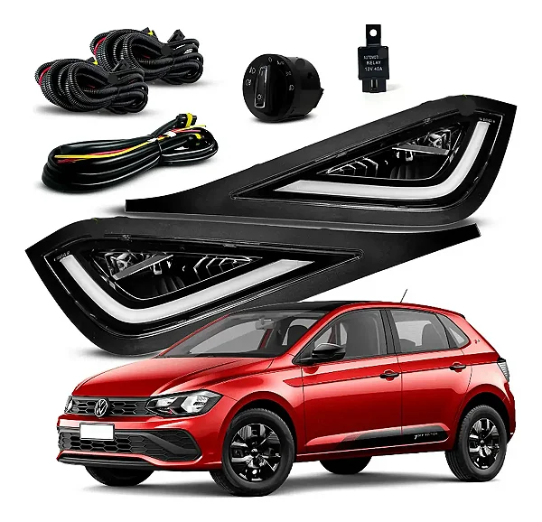 Kit Farol Aux Milha Polo Track