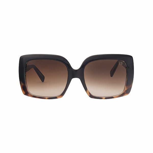 ÓCULOS DE SOL PRETO/TARTARUGA - MODELO RITA