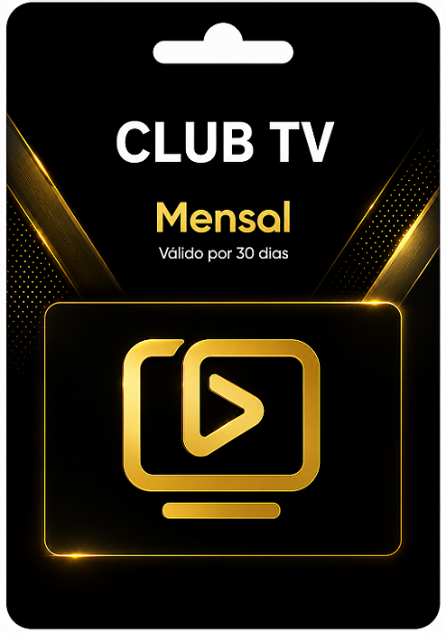 Recarga Club TV - Mensal