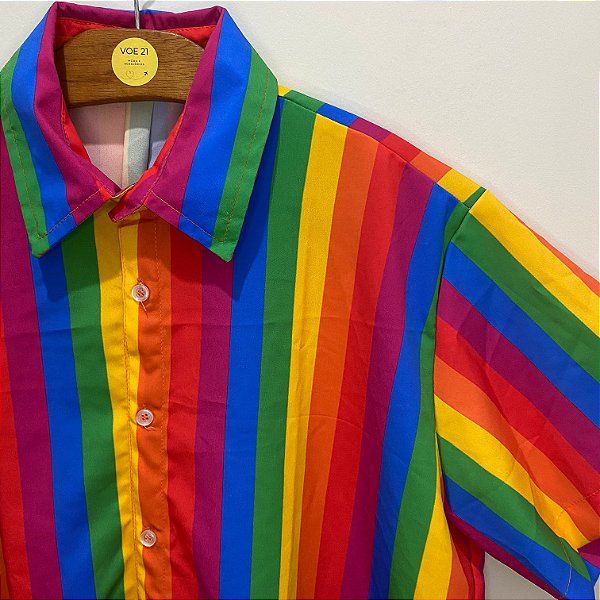 Camisa Arco-Íris Plus