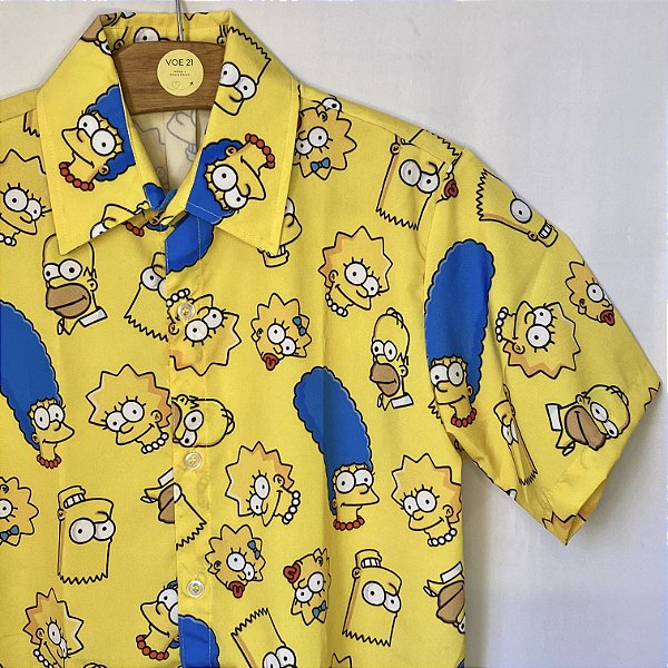 Camisa Simpsons Slim