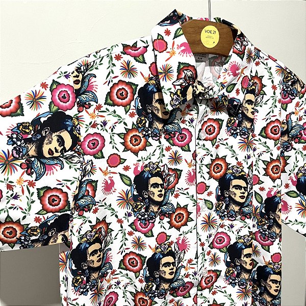 Camisa Frida Flores Plus