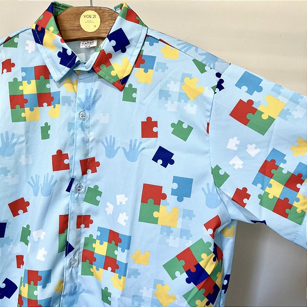 Camisa Autismo Plus