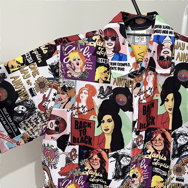 Camisa Divas Pop/Rock Slim