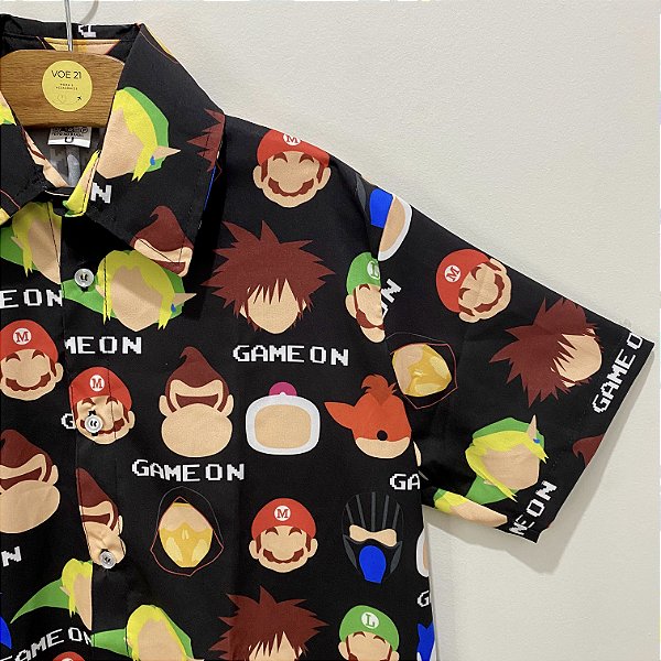 Camisa Jogos Retrô Plus