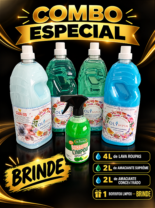 Cód. 061 - KIT LAVANDERIA - 6 Produtos