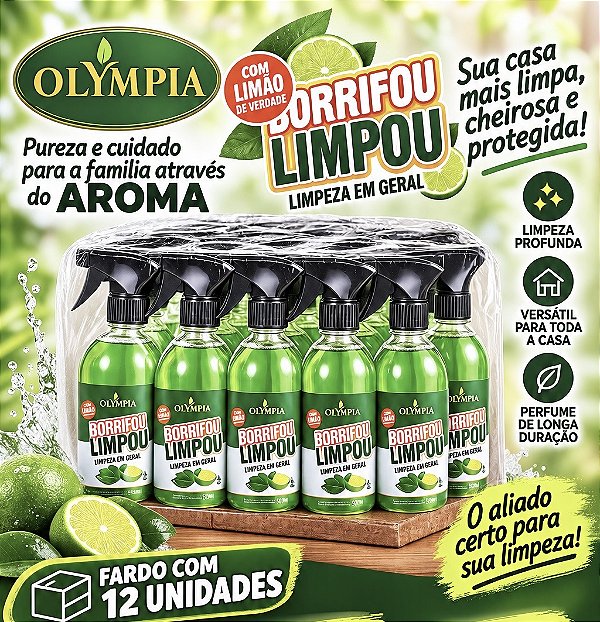 CÓD. 073C - 3 FARDOS - BORRIFOU LIMPOU - 36 und