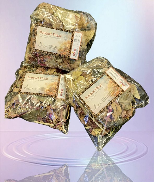 Cód. 200 - BOUQUET Floral, flores secas e perfumadas, 15gr 2 UND.