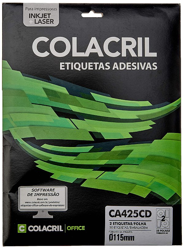 Etiqueta Colacril CA425CD