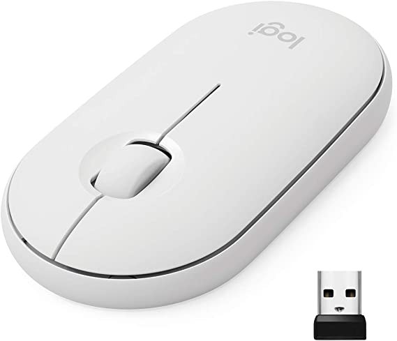 Mouse Logitech Pebble M350 Branco