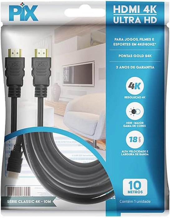 CABO HDMI 10M 2.0 4K ULTRAHD 19P CONNECT