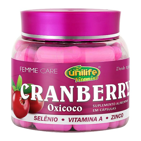 Cranberry Oxicoco Femme Care Unilife 90 Cápsulas