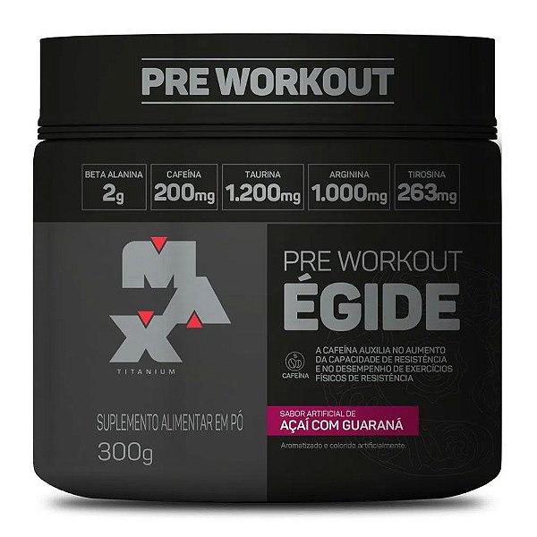 Égide (Pré-Treino) Açaí Guaraná Max Titanium 300g