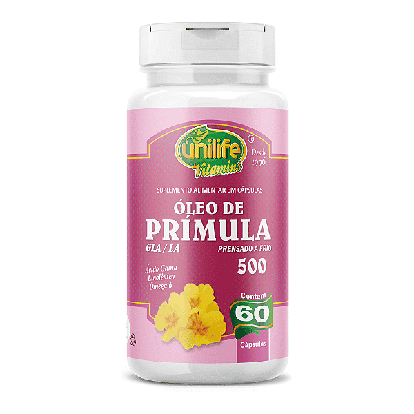Óleo de Prímula 700Mg Unilife 60 Cápsulas