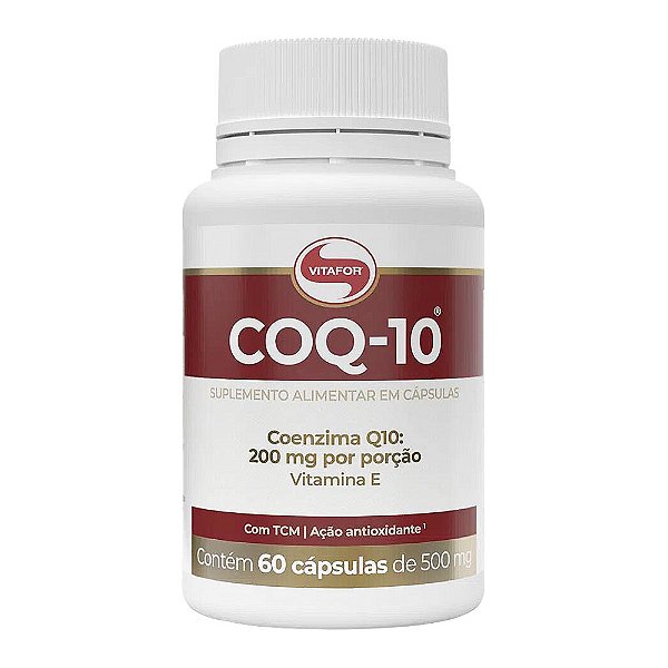 Coenzima Q10 200Mg Vitafor 60 Cápsulas