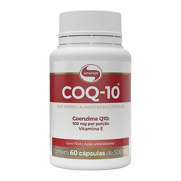 Coenzima Q10 100Mg Vitafor 60 Cápsulas