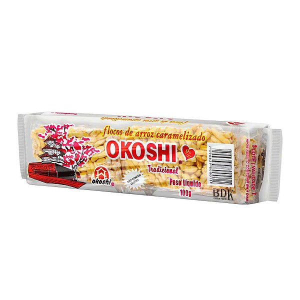 Biscoito Arroz Caramelizado Okoshi 100G