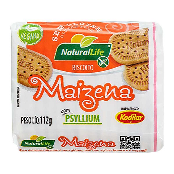 Biscoito Maizena Sem Glúten Kodilar 112G