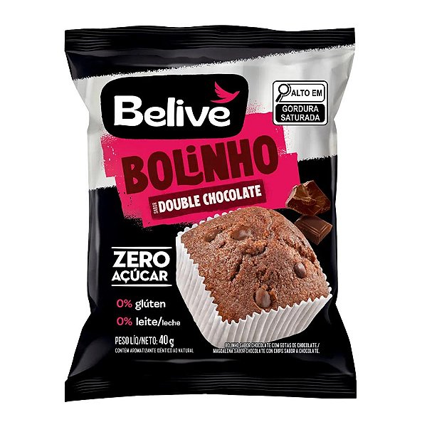 Bolinho Double Chocolate Belive 40g