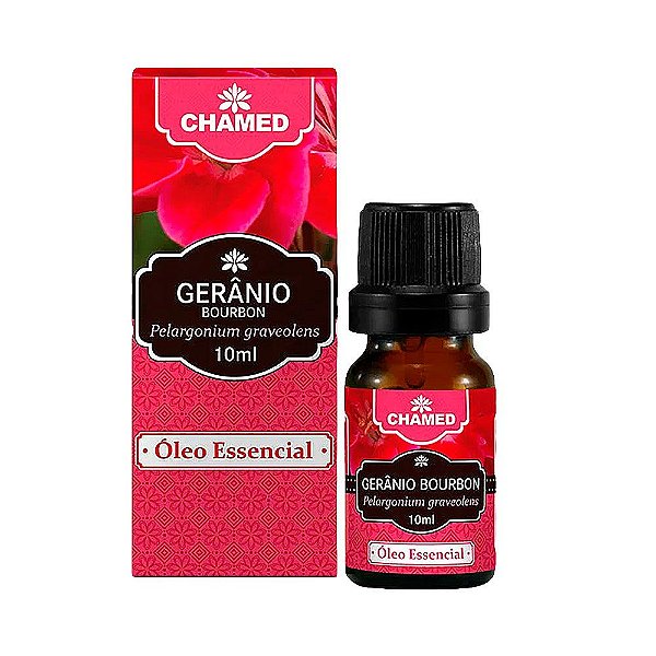 Oleo Essencial Geranio Chamed 10ml