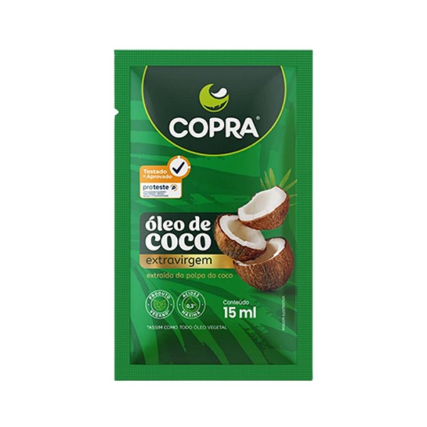 Óleo De Coco Extravirgem Copra Sachet 15ml