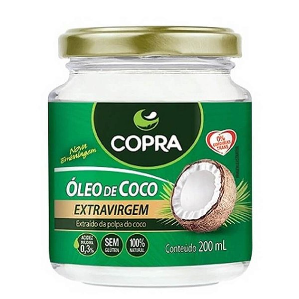 Oleo De Coco Extra Virgem Copra 200ml