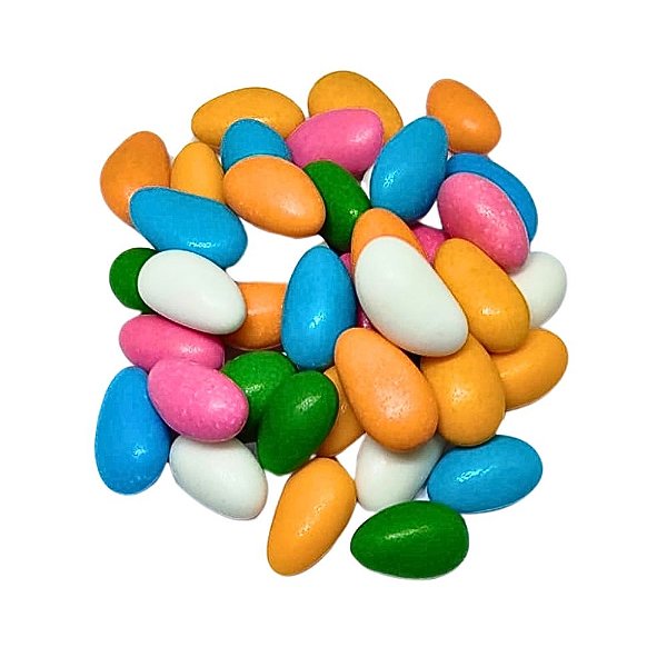 Amendoa Confeitada Colorida Pacote 100g