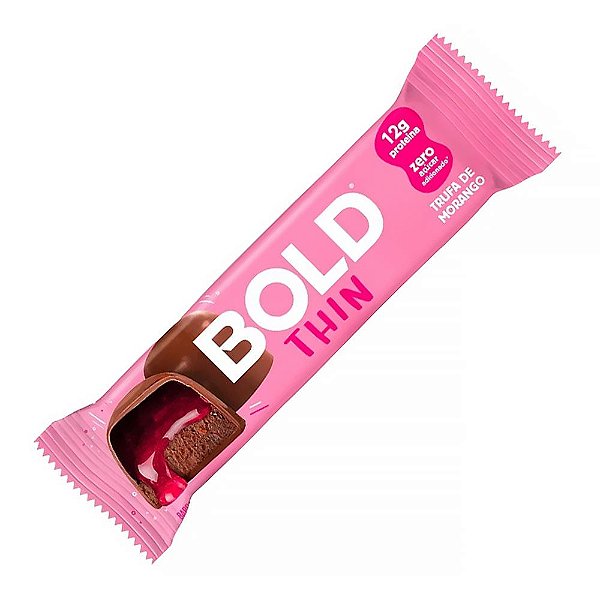 Bold Thin Trufa De Morango 40g Unidade
