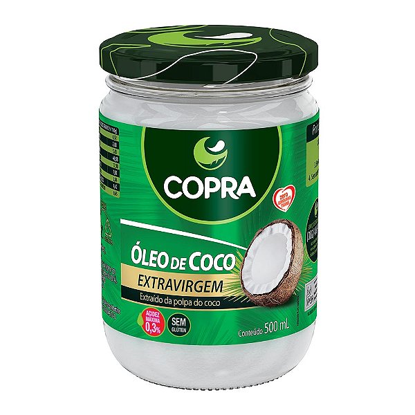 Óleo De Coco Extra Virgem Copra 500ml