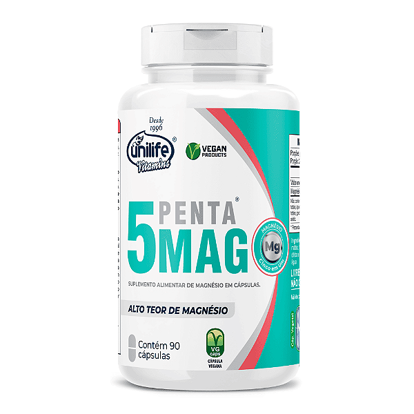 Pentamag 5 MAG 900mg Unilife 60 Cápsulas