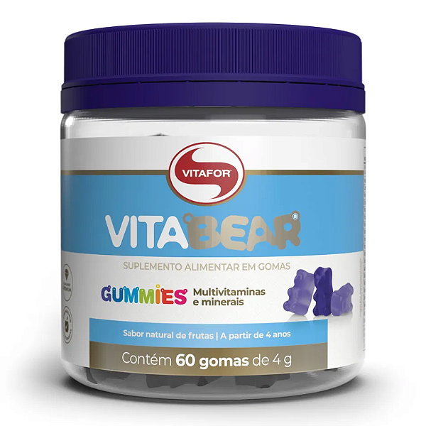 Vita Bear 4G Frutas Vitafor 60 gomas