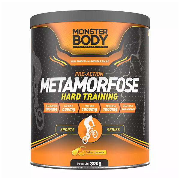 Metamorfose Hard Laranja Lata 300g