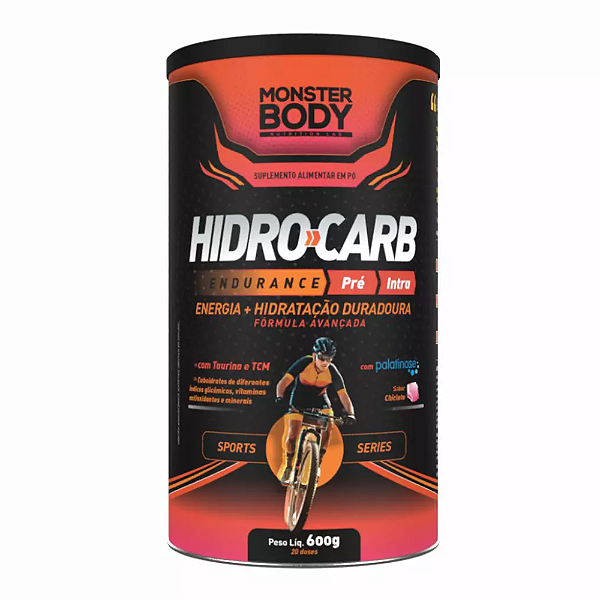 Hidro Carb Chiclete Monster Body 600g