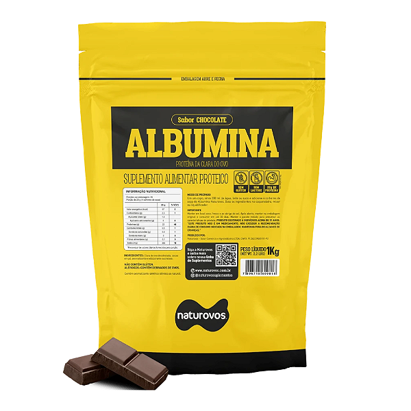 Albumina Chocolate Naturovos 420g
