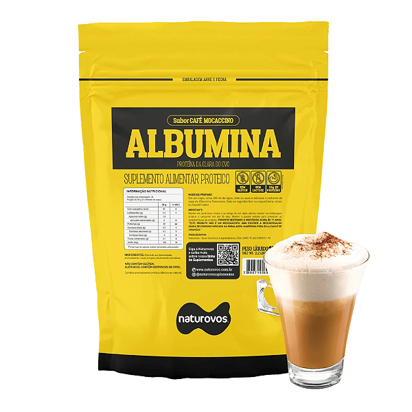 Albumina Mocaccino Naturovos 420g