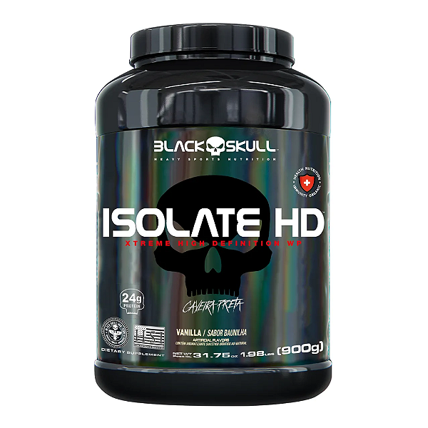 Whey Isolate HD Baunilha Black Skull 900g
