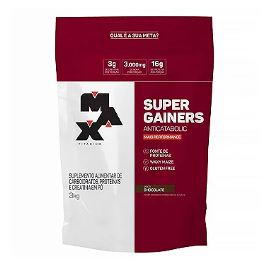 Super Gainers Chocolate Max Titanium 3kg